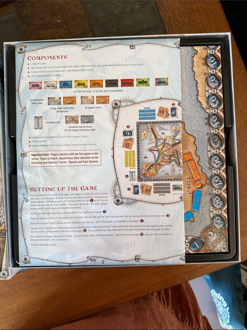 Ticket to Ride Europe Board Game by Days of Wonder - Multicolor - Picture 2 of 5